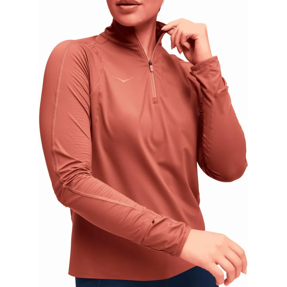 - Woen' Gidetech Quarter Zip - aufhirt < HOKA Best