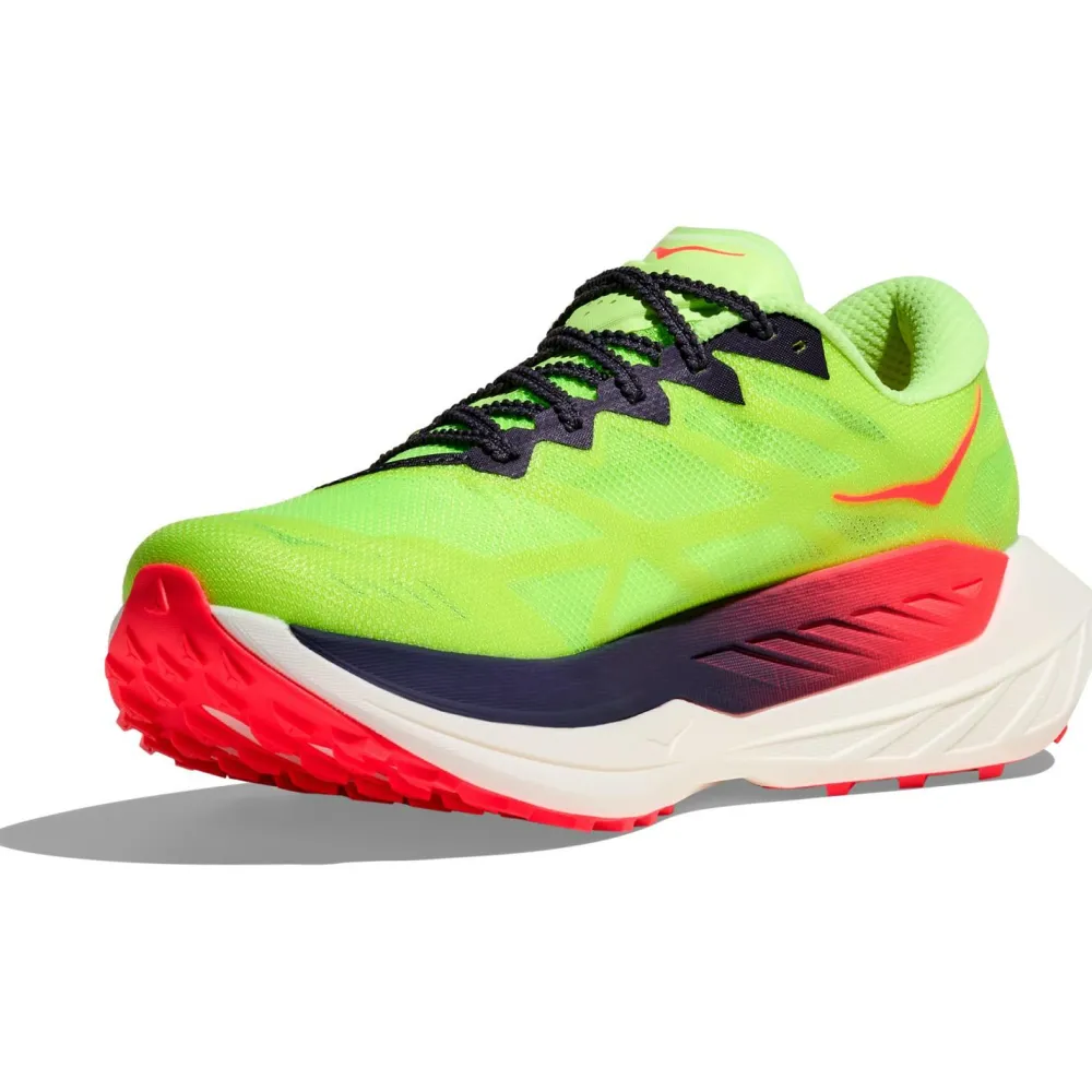 HOKA - Women's Rocket X Trail - Trailrunningschuhe Neon Yuzu / Neon Flame Outlet