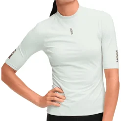 HOKA Laufbekleidung|Shirts, Hemden & Longsleeves-- Women's Skybreeze Short Sleeve - Laufshirt Tundra