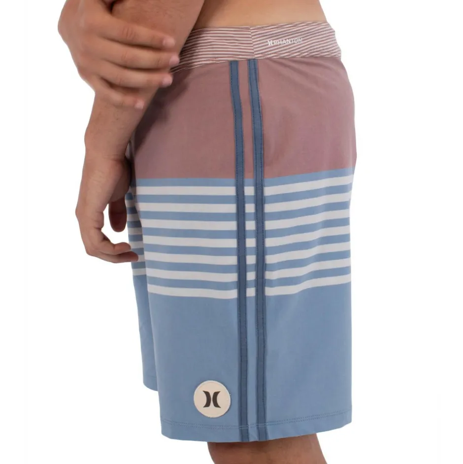 Hurley Bademode-- Phantom Naturals Tailgate 18' - Boardshorts Worker Blue