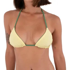 - Woen' Tri oid Coor Reveribe - Bikini-Top < Hurley Hot
