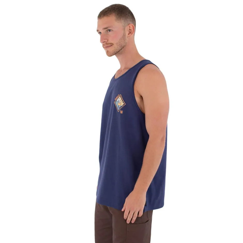 Hurley Shirts, Hemden & Longsleeves|Alltagsbekleidung-- Tank Printing Press Disques - Tank Top