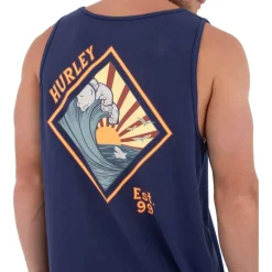 Hurley Shirts, Hemden & Longsleeves|Alltagsbekleidung-- Tank Printing Press Disques - Tank Top
