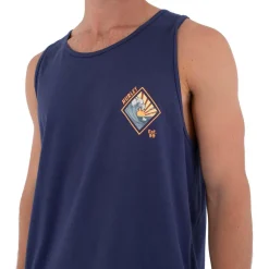 Hurley Shirts, Hemden & Longsleeves|Alltagsbekleidung-- Tank Printing Press Disques - Tank Top
