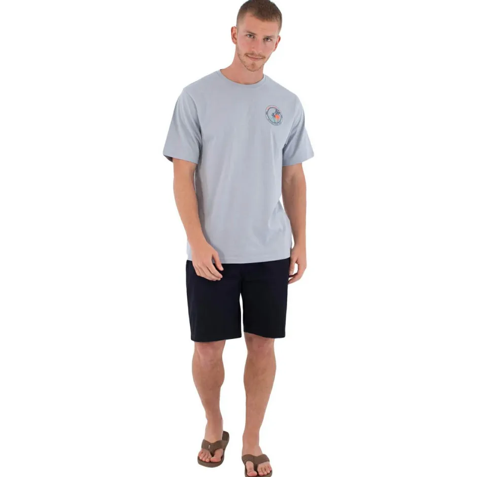Hurley T-Shirts|Shirts, Hemden & Longsleeves-- Tee S/S Printing Press Enjoy - T-Shirt Spring Breeze