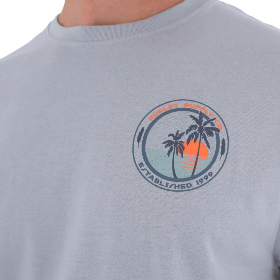 Hurley T-Shirts|Shirts, Hemden & Longsleeves-- Tee S/S Printing Press Enjoy - T-Shirt Spring Breeze