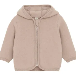 Kinder Huttelihut - Baby's Jacket Bear Ears Wool Fleece - Merinojacke