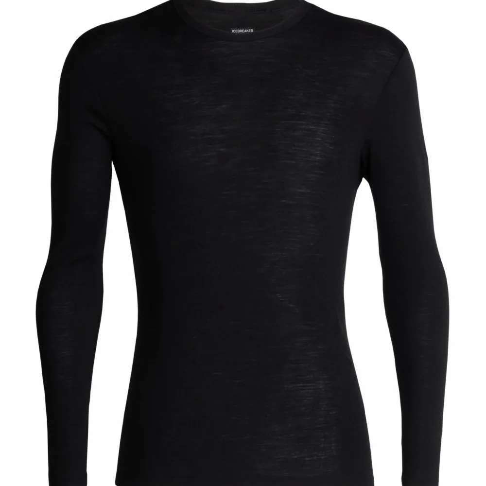 Icebreaker - 175 Everyday L/S Crewe - Merinounterwäsche Black New