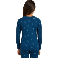 - Kid's Merino 200 Oasis L/S Crewe Snow Day - Merinounterwäsche < Icebreaker Best