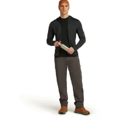 Icebreaker Alltagsbekleidung|T-Shirts-- Merino 150 Ace L/S Tee - Merinoshirt Black