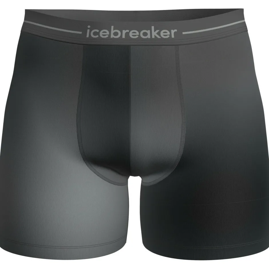 Icebreaker Wanderbekleidung|Merinounterwäsche-- Merino 150 Anatomica Boxers Transition - Merinounterwäsche Obsidian / Proto Grey / Black