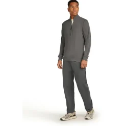 Icebreaker - Merino Blend 260 Waffle Knit Wander L/S 1/2 Zip - Merinoshirt Online
