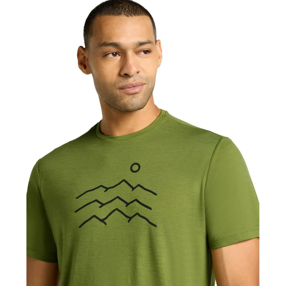 Icebreaker Laufbekleidung|Wanderbekleidung-- Merino 125 Cool-Lite Sphere S/S Across - Merinoshirt
