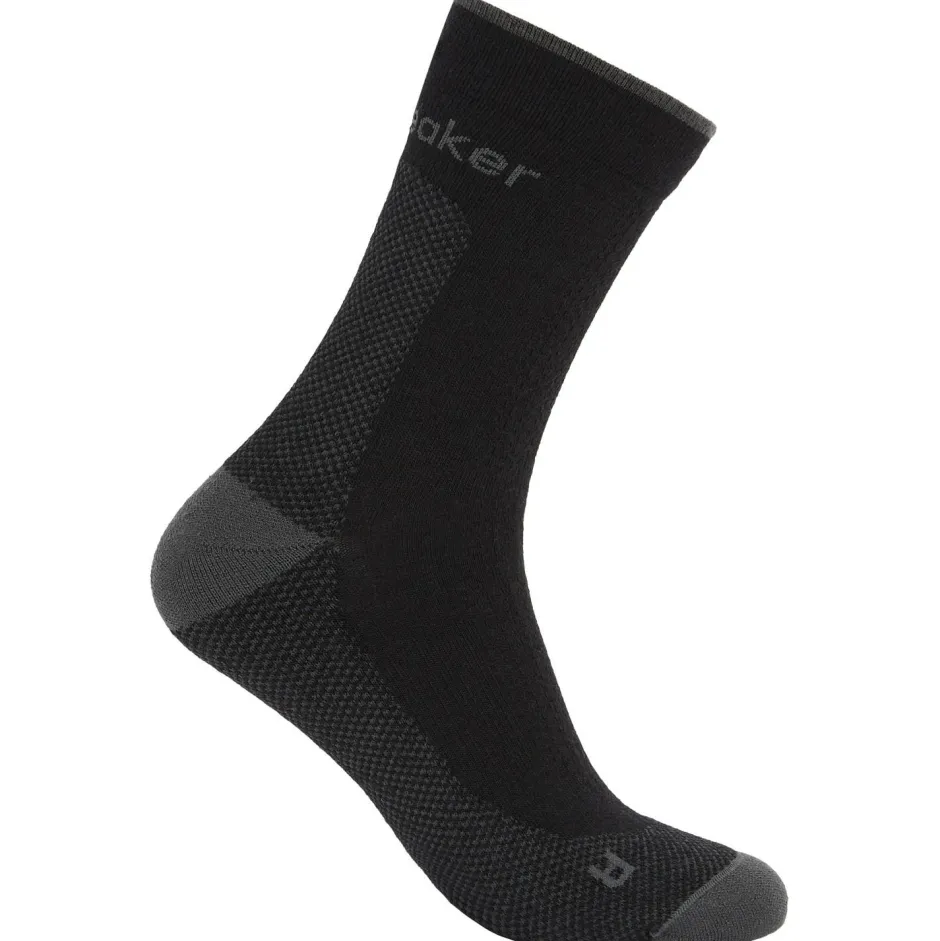 Icebreaker Wandersocken|Socken-- Merino Hike+ Ultralight Quarter - Wandersocken Black / Obsidian