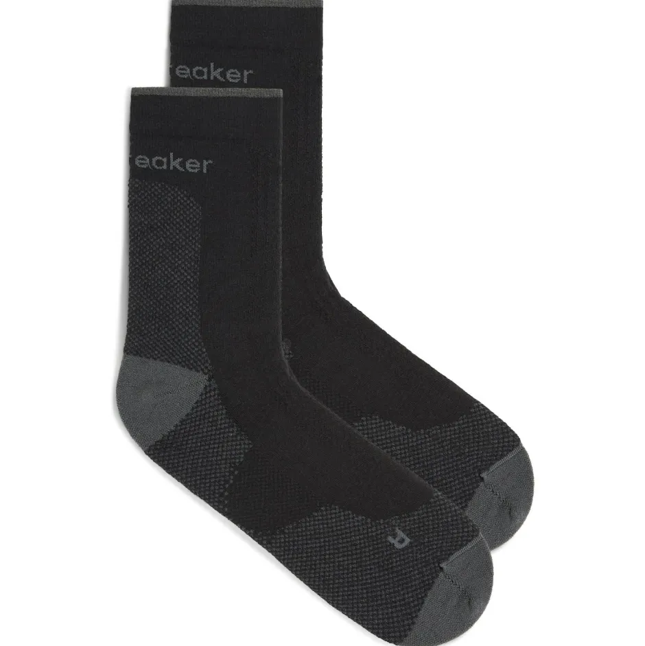 Icebreaker Wandersocken|Socken-- Merino Hike+ Ultralight Quarter - Wandersocken Black / Obsidian