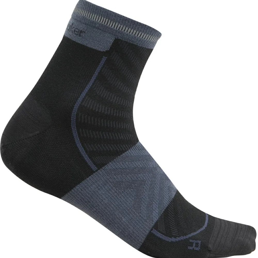 Icebreaker - Merino Run+ Ultralight Mini - Laufsocken Black / Graphite New