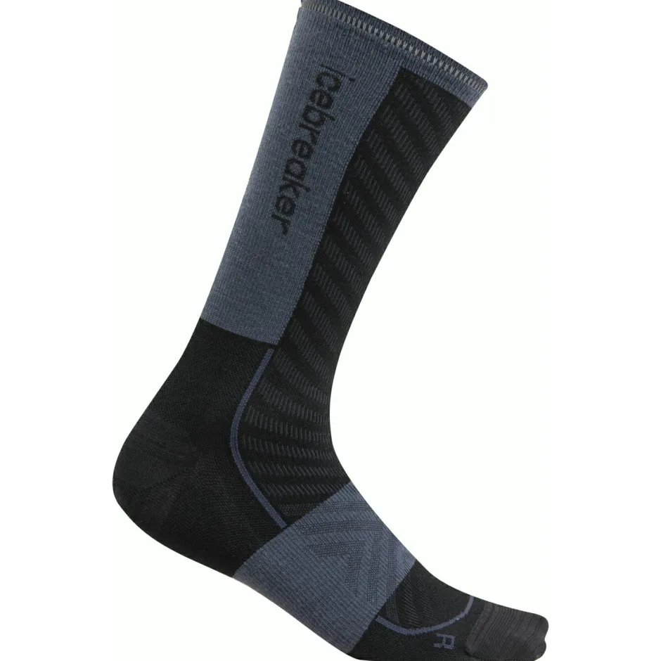 Icebreaker Merinosocken|Socken-- Merino Run+ Ultralight Crew - Laufsocken Black / Graphite