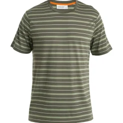 Icebreaker - Wave S/S Tee Stripe - Merinoshirt Online