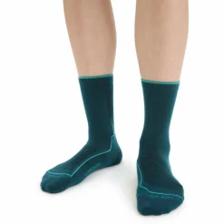 Icebreaker - Women's Hike Cool-Lite 3Q Crew - Wandersocken Jet Heather / Monsoon