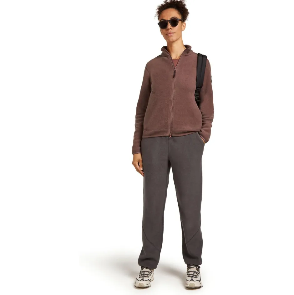 Icebreaker Wanderbekleidung|Jacken-- Women's Merino Blend 800 Realfl. Cl. Pile L/S - Merinojacke