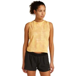 Icebreaker - Women's Merino 125 Cool-Lite Sped Tank Fusion - Tank Top Passion / AOP New
