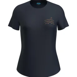 Icebreaker - Women's Merino 125 Cool-Lite Sphere S/S Across - Merinoshirt Midnight Navy Hot