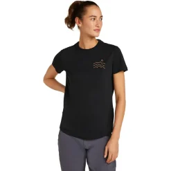 Icebreaker - Women's Merino 125 Cool-Lite Sphere S/S Across - Merinoshirt Midnight Navy Hot