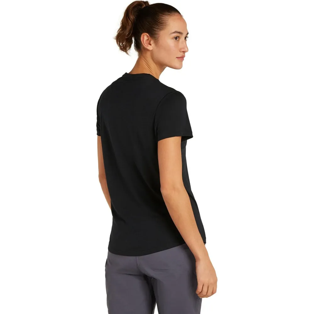 Icebreaker - Women's Merino 125 Cool-Lite Sphere S/S Across - Merinoshirt Midnight Navy Hot