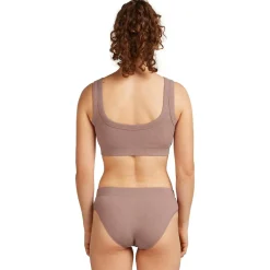 Icebreaker - Women's Merino Rib Lotus Bra - Sport-BH Citrine Best