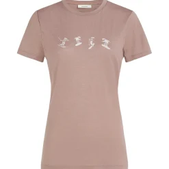 Icebreaker - Women's Merino 150 Tech Lite S/S Tee Snow Day - Merinoshirt Online