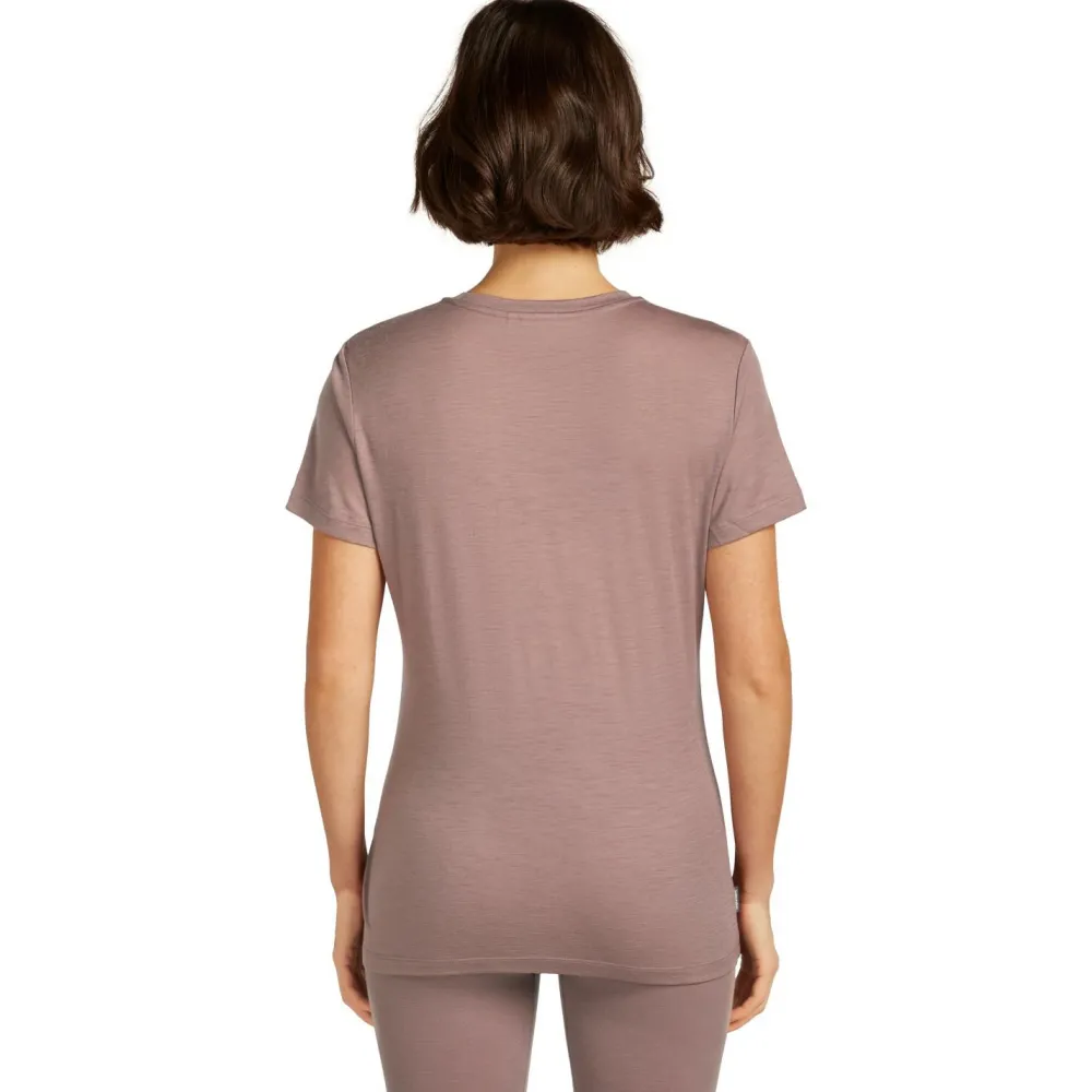 Icebreaker - Women's Merino 150 Tech Lite S/S Tee Snow Day - Merinoshirt Online