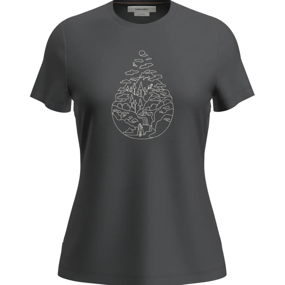 Icebreaker Alltagsbekleidung|Wanderbekleidung-- Women's Merino 150 Tech Lite III S/S Hike Path - Merinoshirt