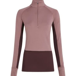 Icebreaker - Woen' erino 260 Zoneknit / Haf Zip - erinopuover