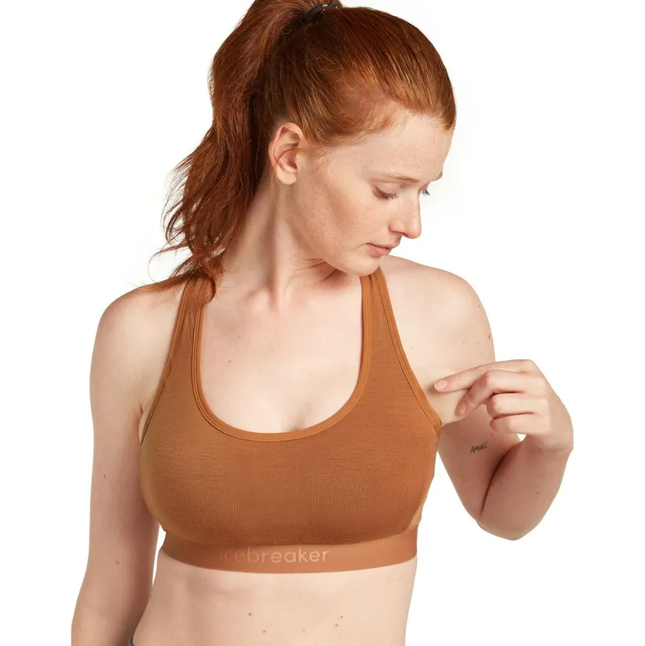 Icebreaker - Woen' erino 125 Zoneknit Racerback Bra - port-BH