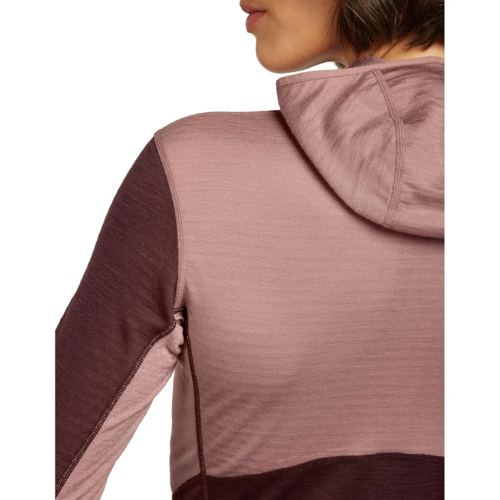 Icebreaker - Women's 200 RealFleece Descender L/S Zip Hoodie - Merinohoodie Online
