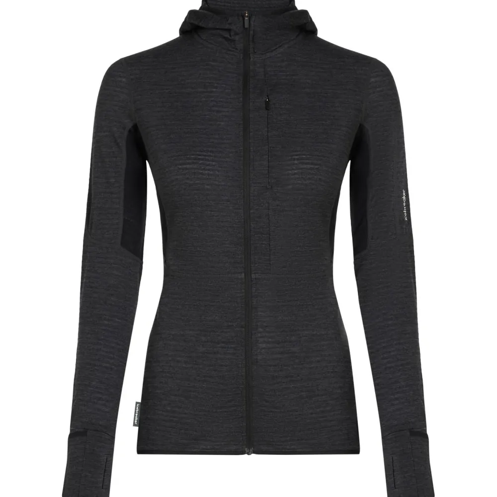 Icebreaker - Women's 200 RealFleece Descender L/S Zip Hoodie - Merinohoodie Online