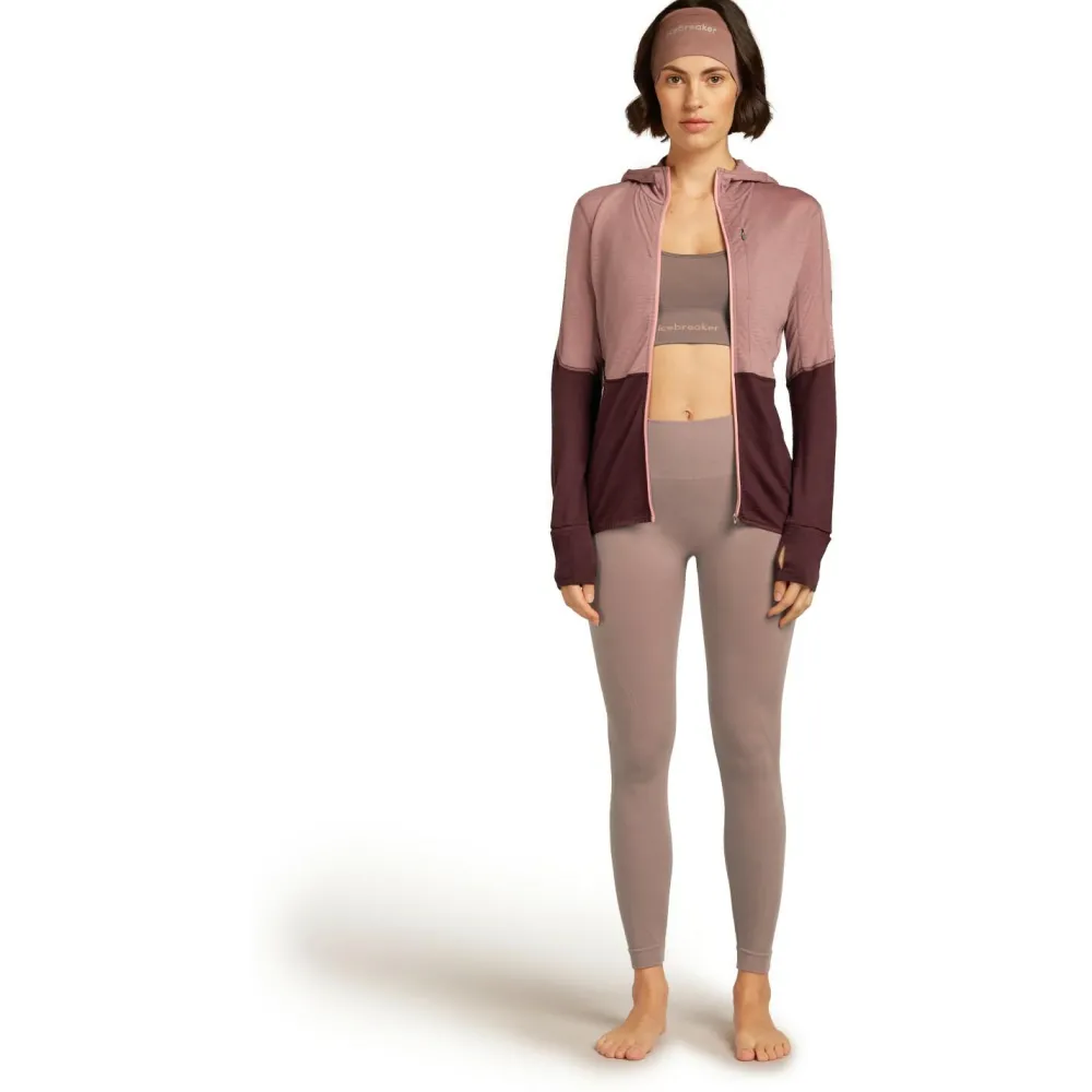 Icebreaker - Women's 200 RealFleece Descender L/S Zip Hoodie - Merinohoodie Online