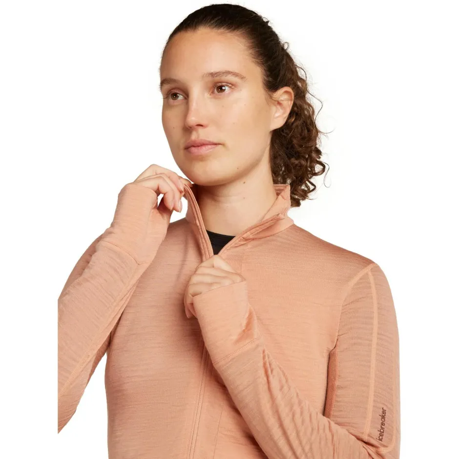 Icebreaker - Woen' Reafeece Decender / Haf Zip - erinohirt