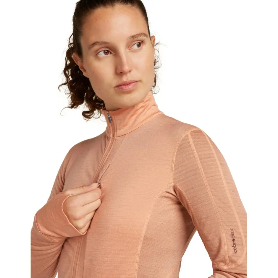 Icebreaker - Woen' Reafeece Decender / Haf Zip - erinohirt