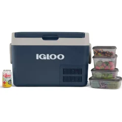 IGLOO Outdoor-Küche-- ICF 32 - Kühlbox Blue