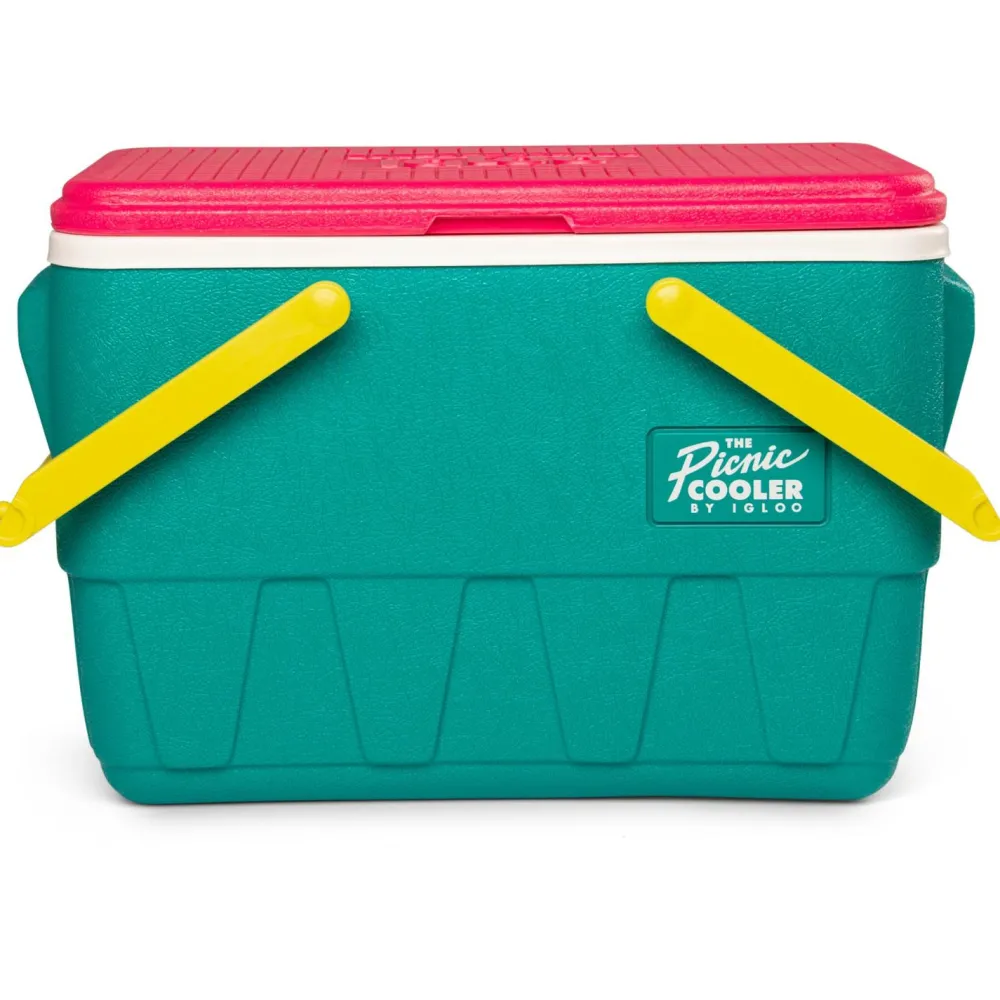 IGLOO - Retro Picnic Basket 25 - Kühlbox Jade Hot