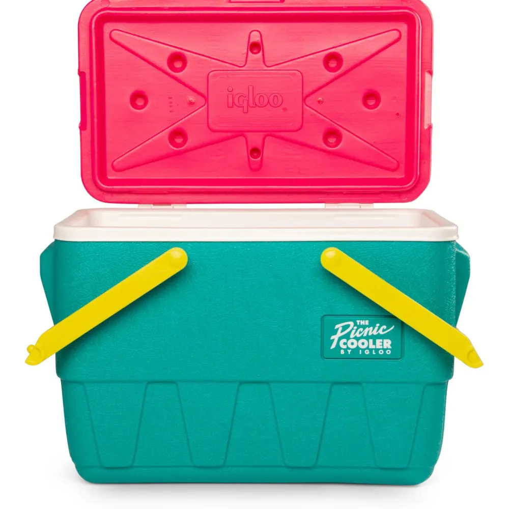 IGLOO - Retro Picnic Basket 25 - Kühlbox Jade Hot