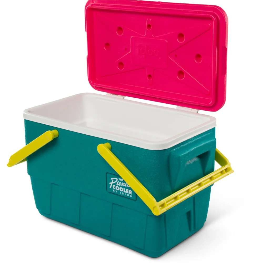 IGLOO - Retro Picnic Basket 25 - Kühlbox Jade Hot