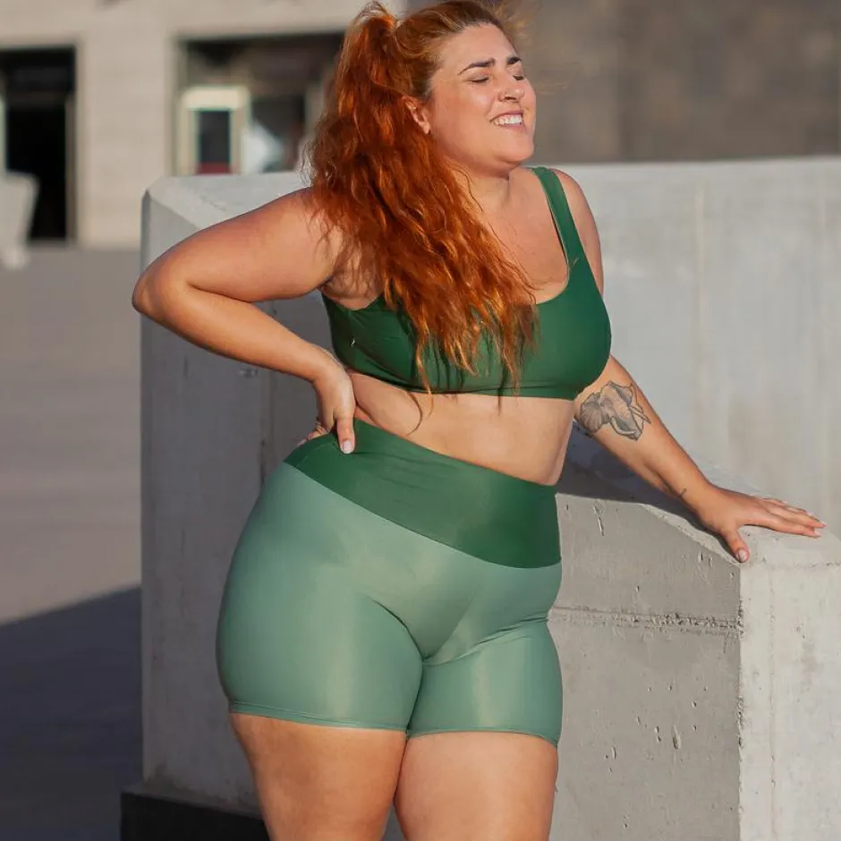 INASKA - Woen' hort Tight Chi - egging