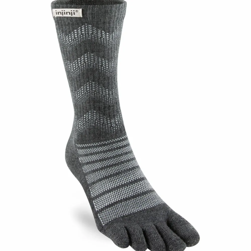 - Outdoor Midweight Crew Wool - Wandersocken < Injinji Online
