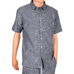 Iriedaily - Santo S/S Shirt - Hemd Steel Grey Best