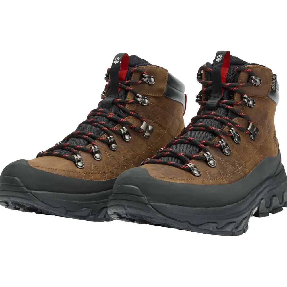 Jack Wolfskin - Apex Hike Pro Lth Texapore Mid - Wanderschuhe Fawn