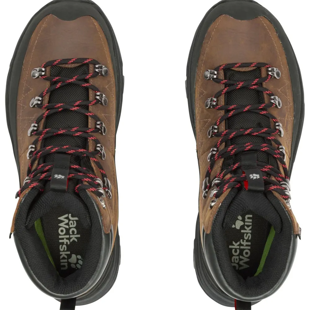 Jack Wolfskin - Apex Hike Pro Lth Texapore Mid - Wanderschuhe Fawn