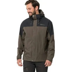 Jack Wolfskin Trekkingbekleidung|Wanderbekleidung-- Kammweg 2L Jacket - Softshelljacke cold coffee