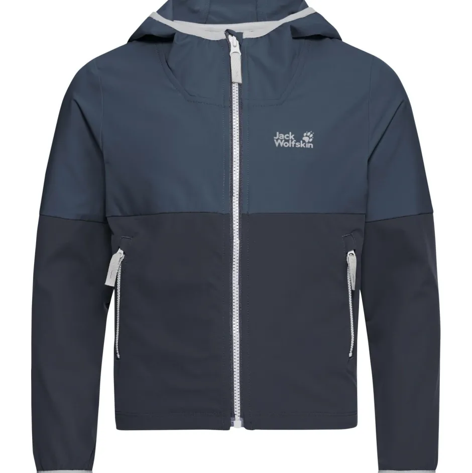 Jack Wolfskin Wanderbekleidung|Jacken-- Kid's Sandbird Hooded Jacket - Softshelljacke